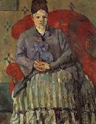 Paul Cezanne Madame Cezanne in a Red Armchair France oil painting artist